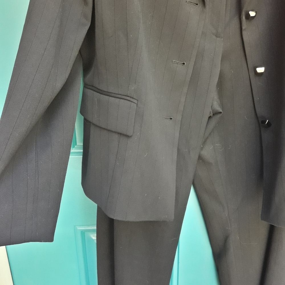 Blazer Jacket And Matching Pants Basic Black Sing… - image 3